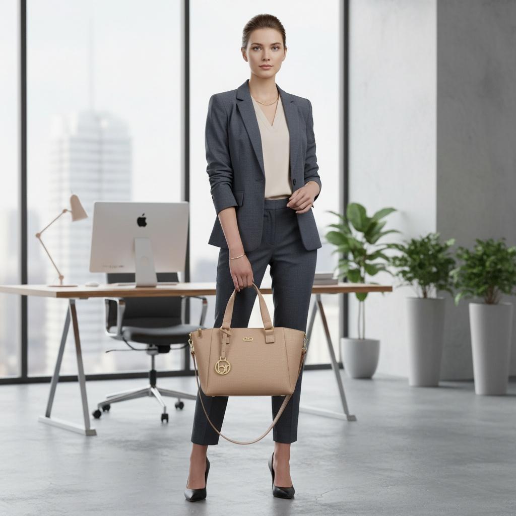accessoires bij dames kantoor outfit