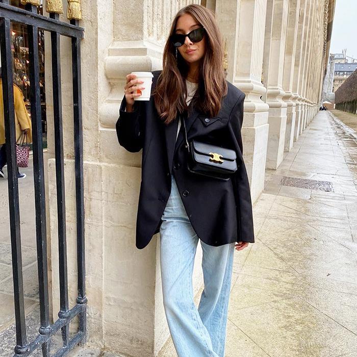 Oversized blazer dames outfit