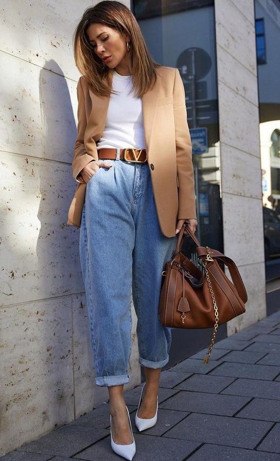 Casual outfit dames getailleerd