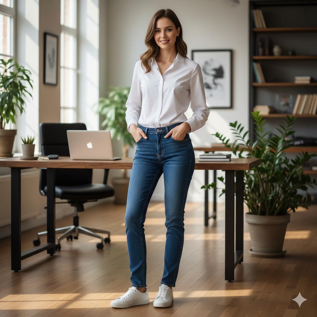 Casual vrijdag outfit kantoor