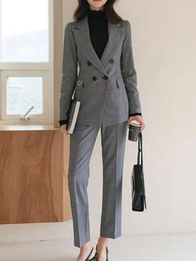 Kantoor outfit dames herfst
