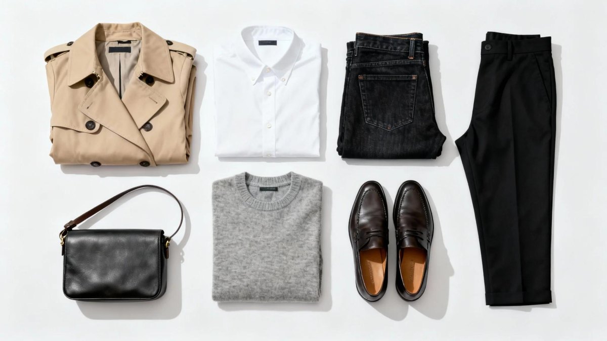 Leren schoenen minimalistische stijl