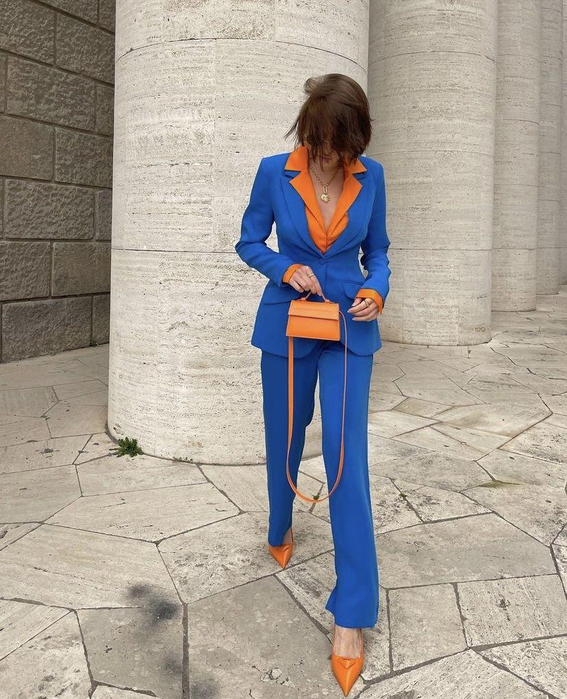 Complementaire kleuren in outfit