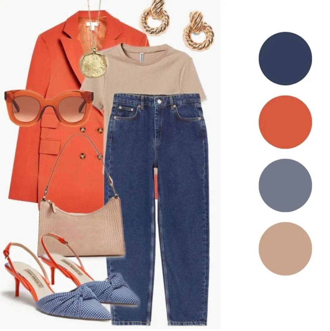 Denim jeans outfit kleuren