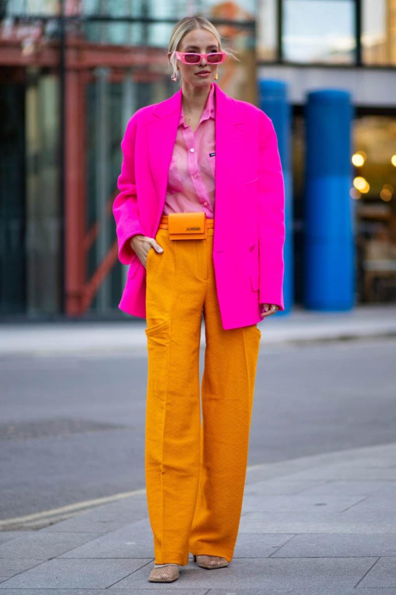 Felle kleuren combineren kleding