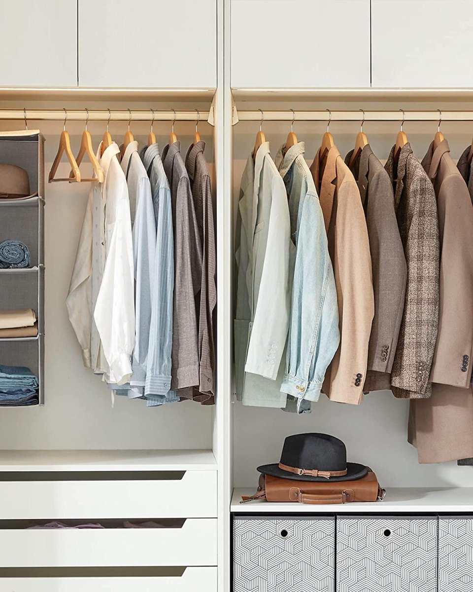 Netjes opgehangen kleding