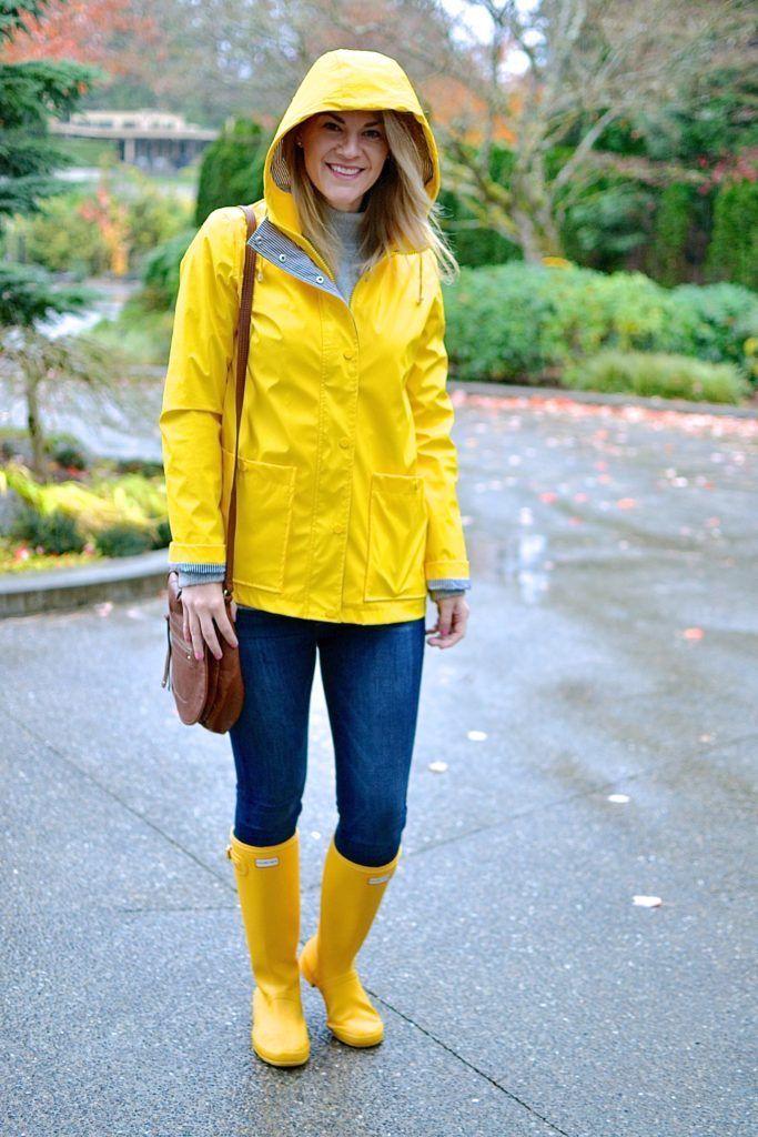 Regenachtige dag herfst outfit dames