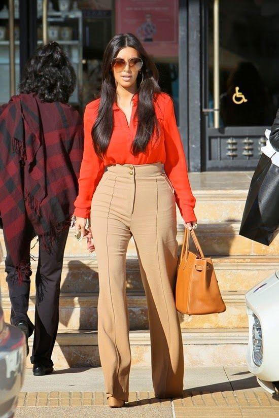 Hoge taille broek outfit