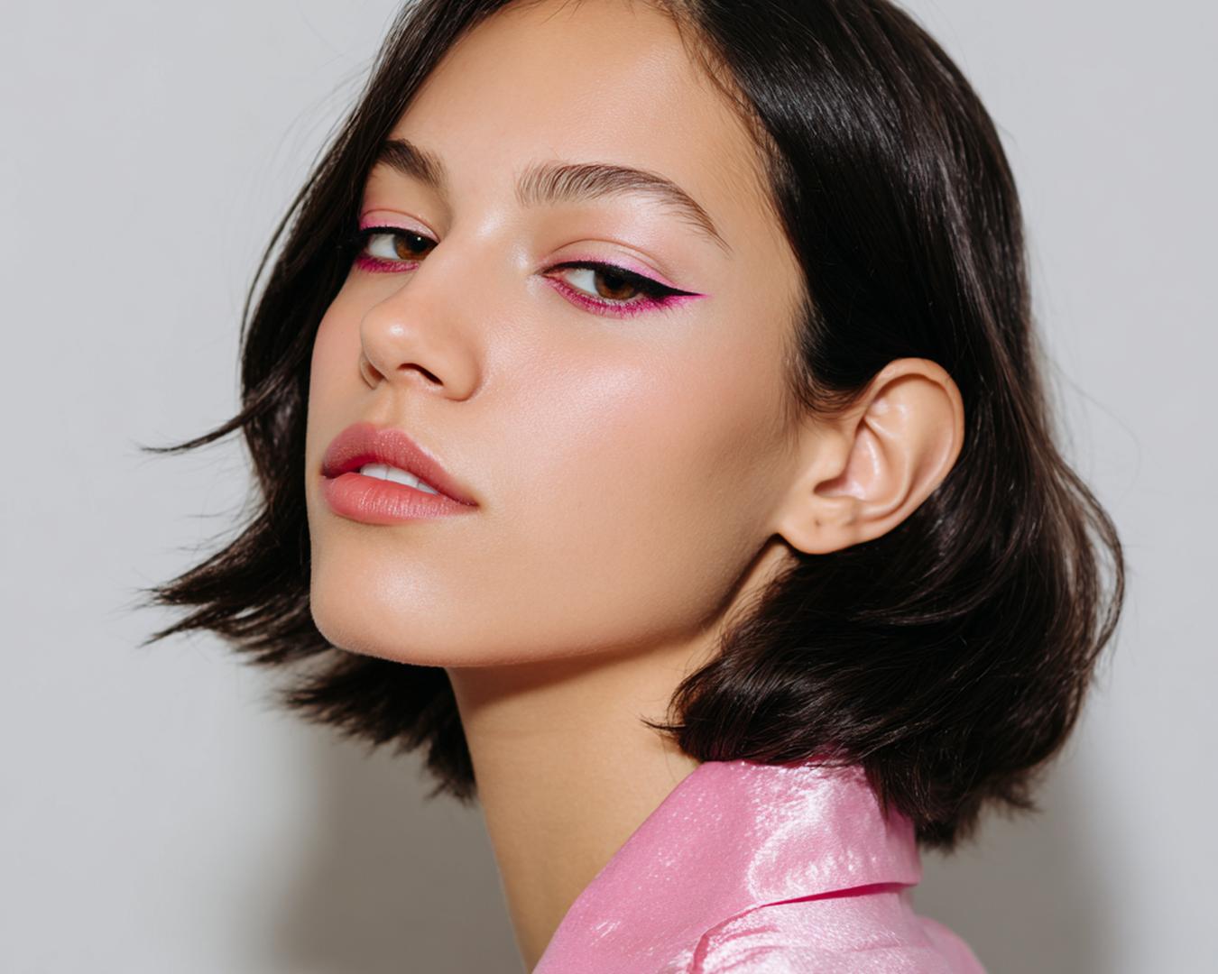 Fuchsia Eyeliner Vleugel