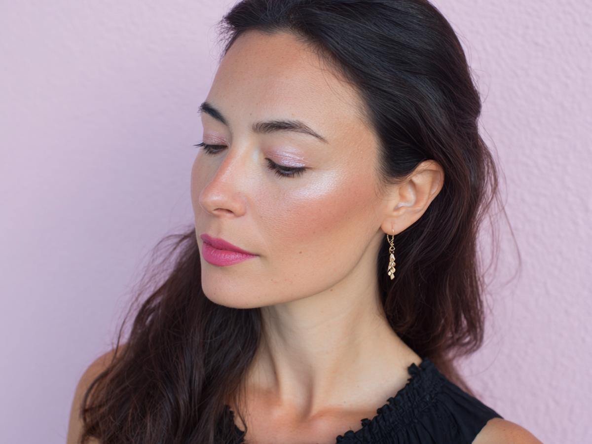 Lila Oogschaduw Roze Blush