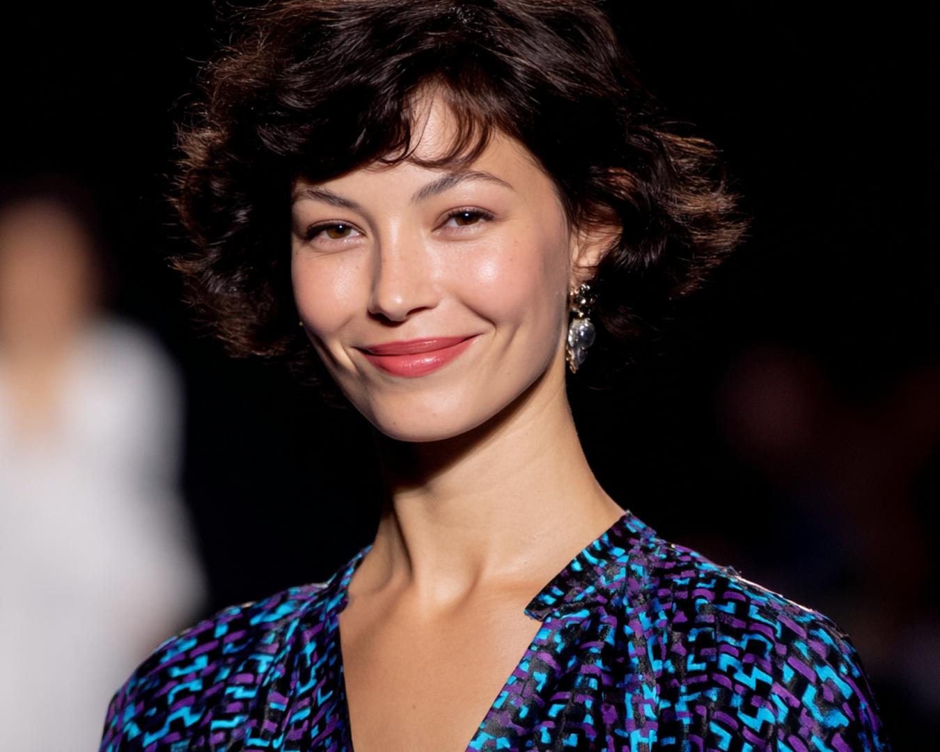 Short Curly Shag Bob