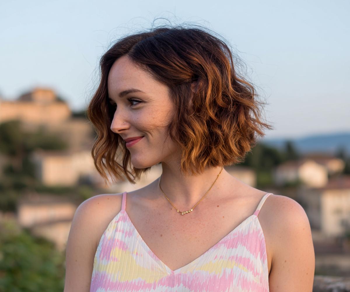 Wavy Bob With Balayage