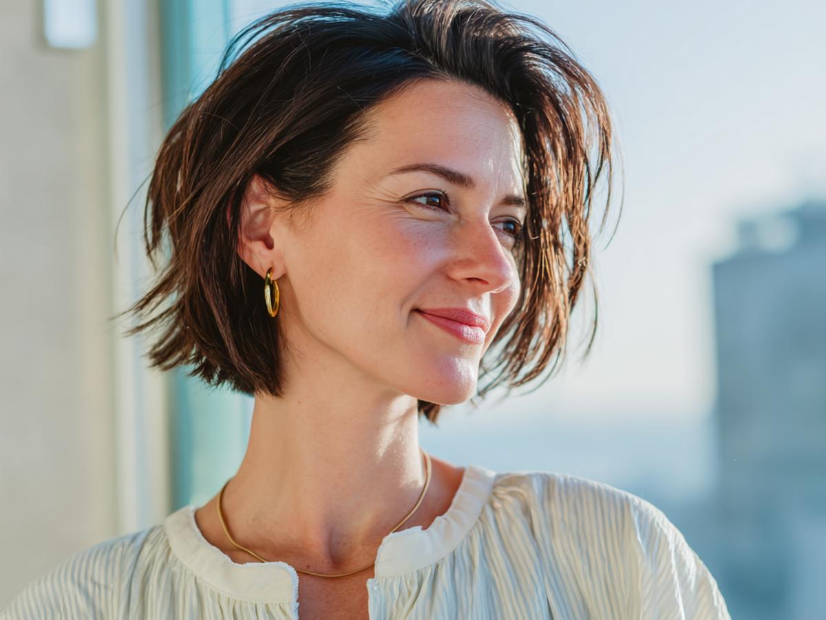 Textured Bob With Volume