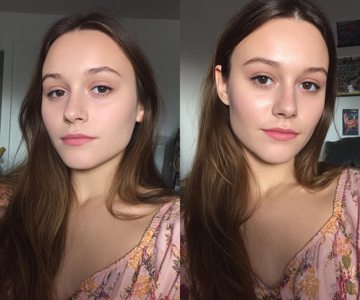 Dauwachtige Huid Zachte Blush