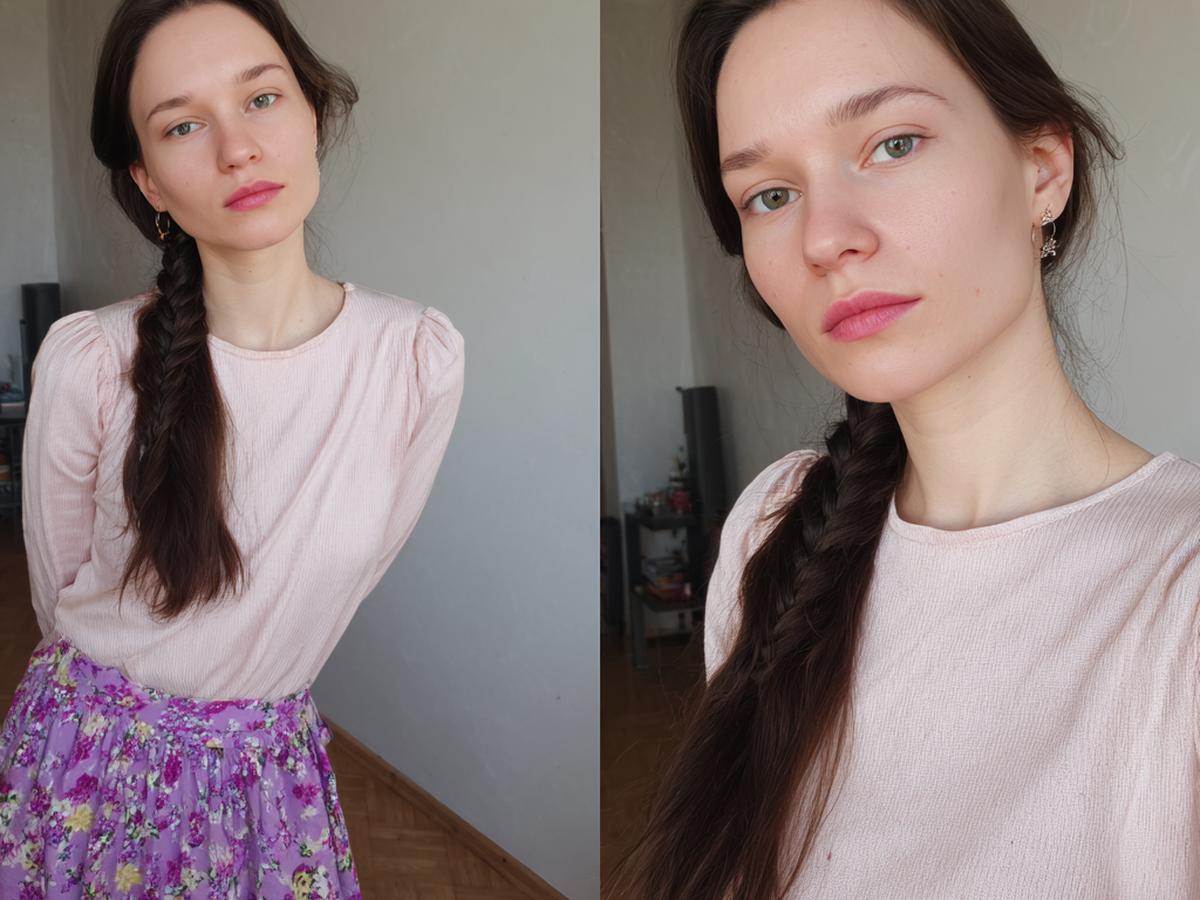 Lange Vlecht Roze Top