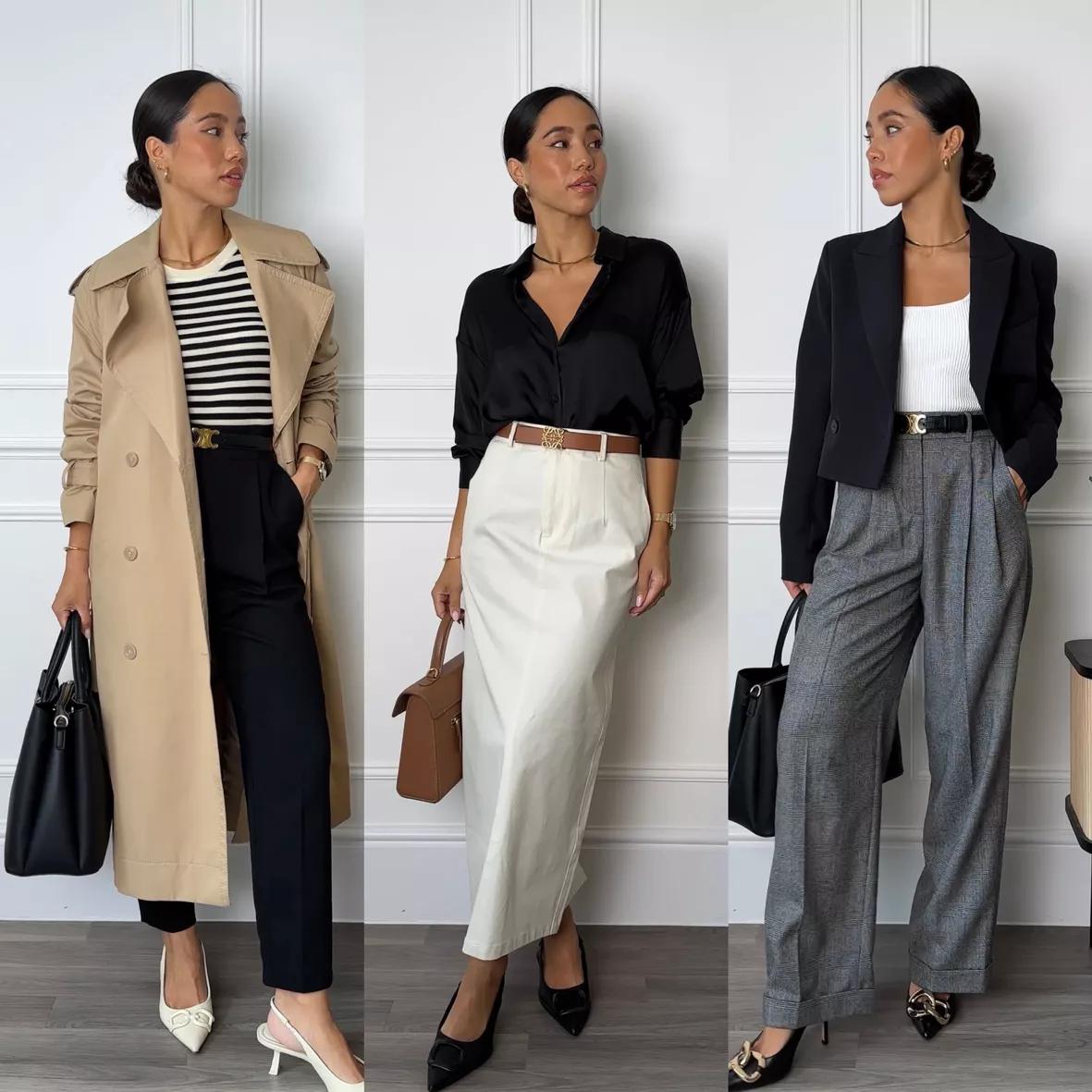 Kantoor herfst capsule outfit