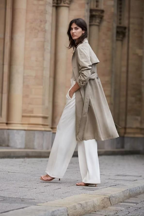 Trenchcoat combinatie zomer