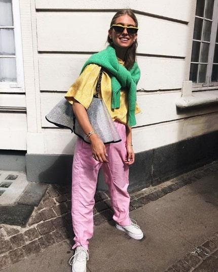 Casual dagelijkse outfit kleuren