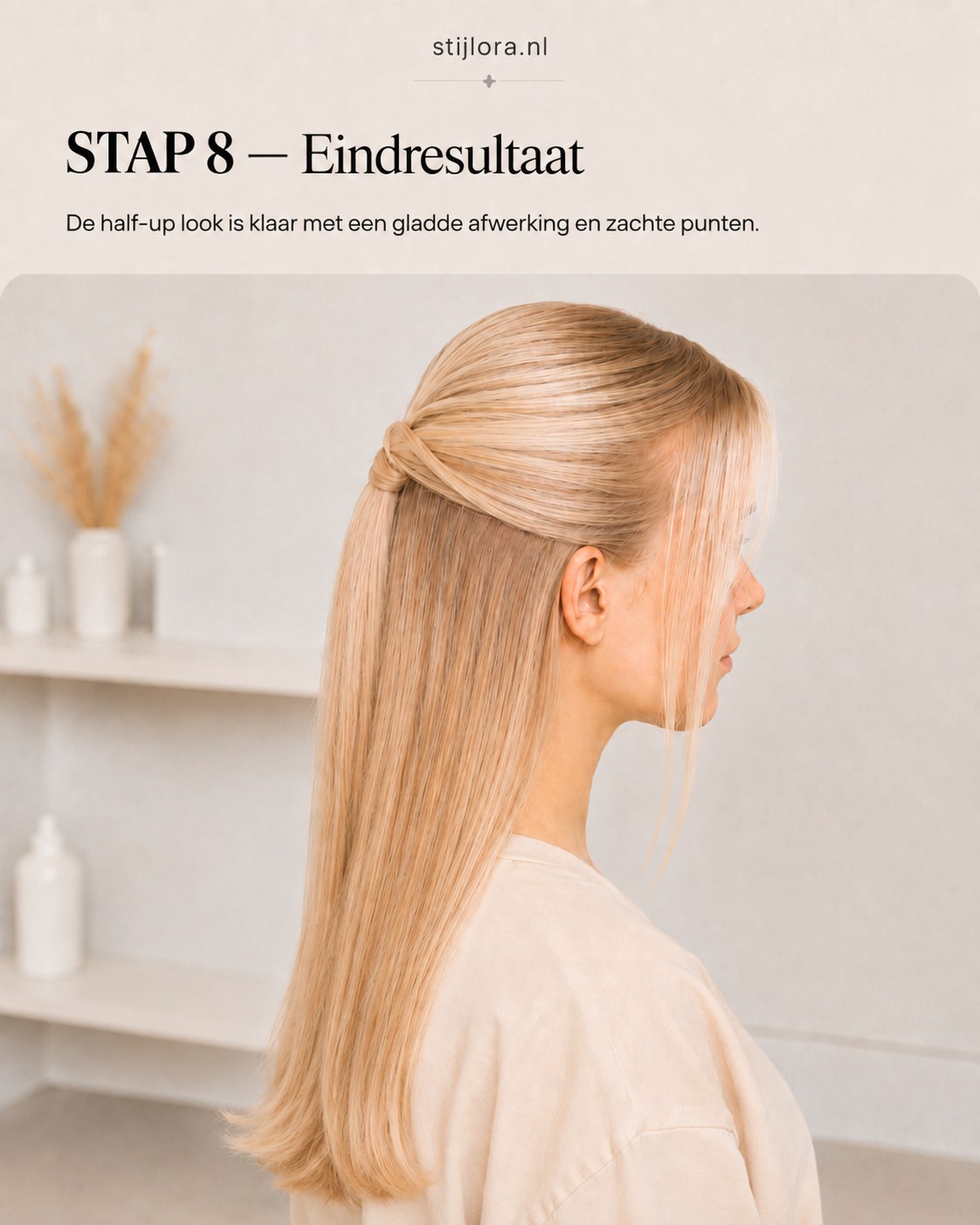 Milky Blonde Halfup Ponytail - Zo Maak Je Hem Stap