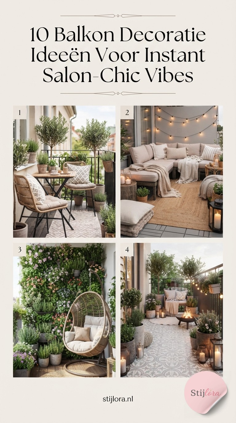 10 Balkon Decoratie Ideeën Voor Instant Salon-Chic Vibes