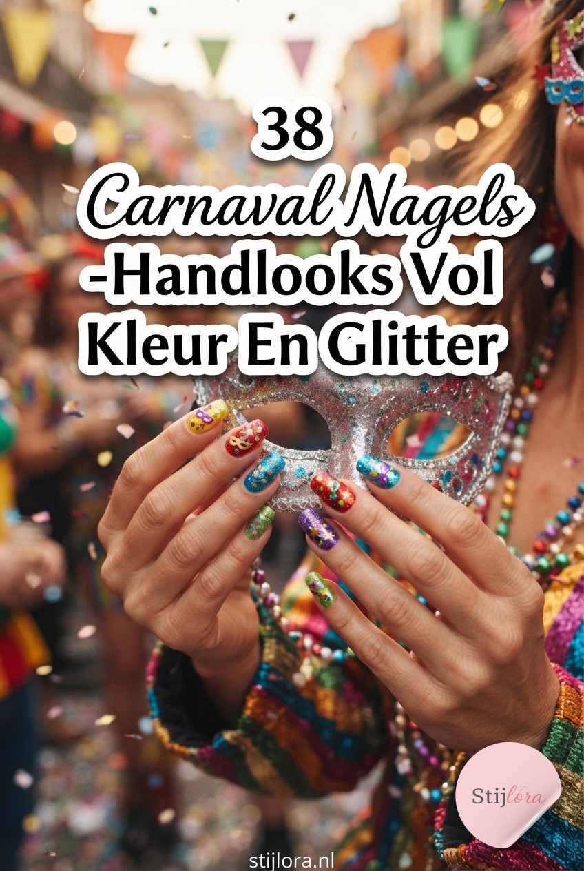 38 Carnaval Nagels - Handlooks Vol Kleur En Glitter