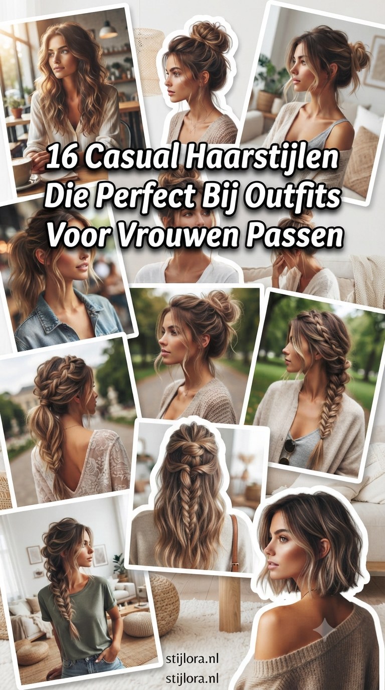 16 Casual Haarstijlen Die Perfect Bij Outfits Voor Vrouwen Passen
