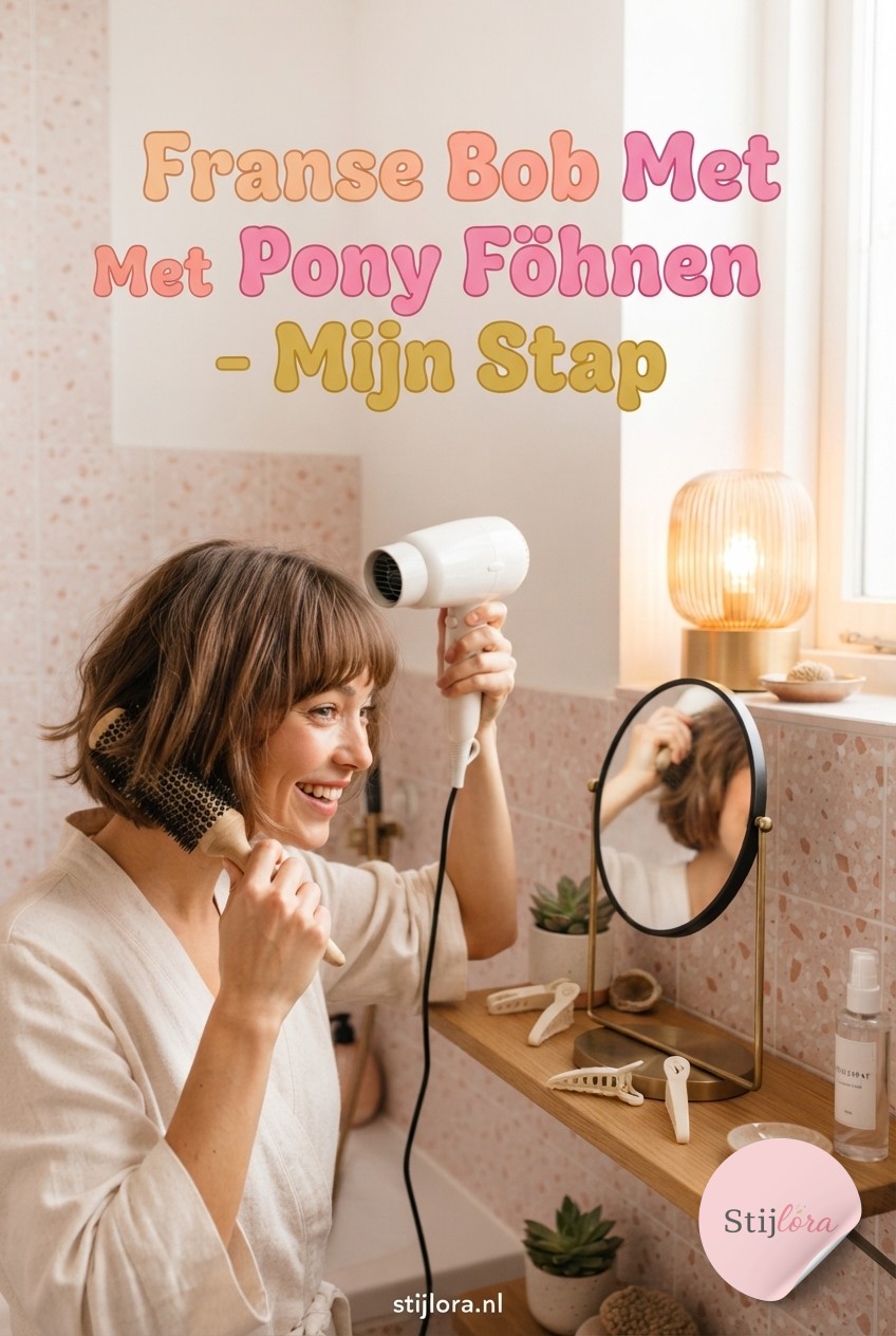 Franse Bob Met Pony Föhnen - Mijn Stap - Voor - Stap Methode
