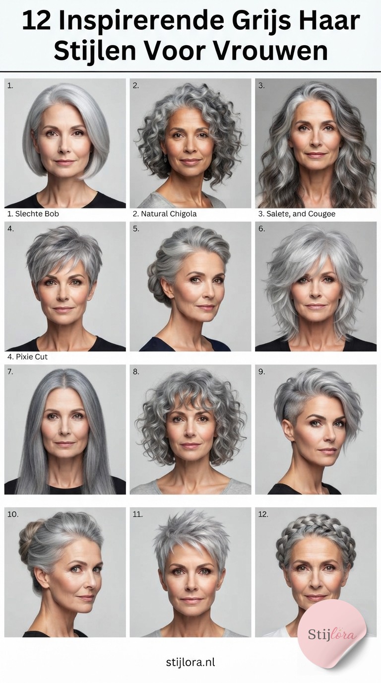 12 Inspirerende Grijs Haar Stijlen Voor Vrouwen