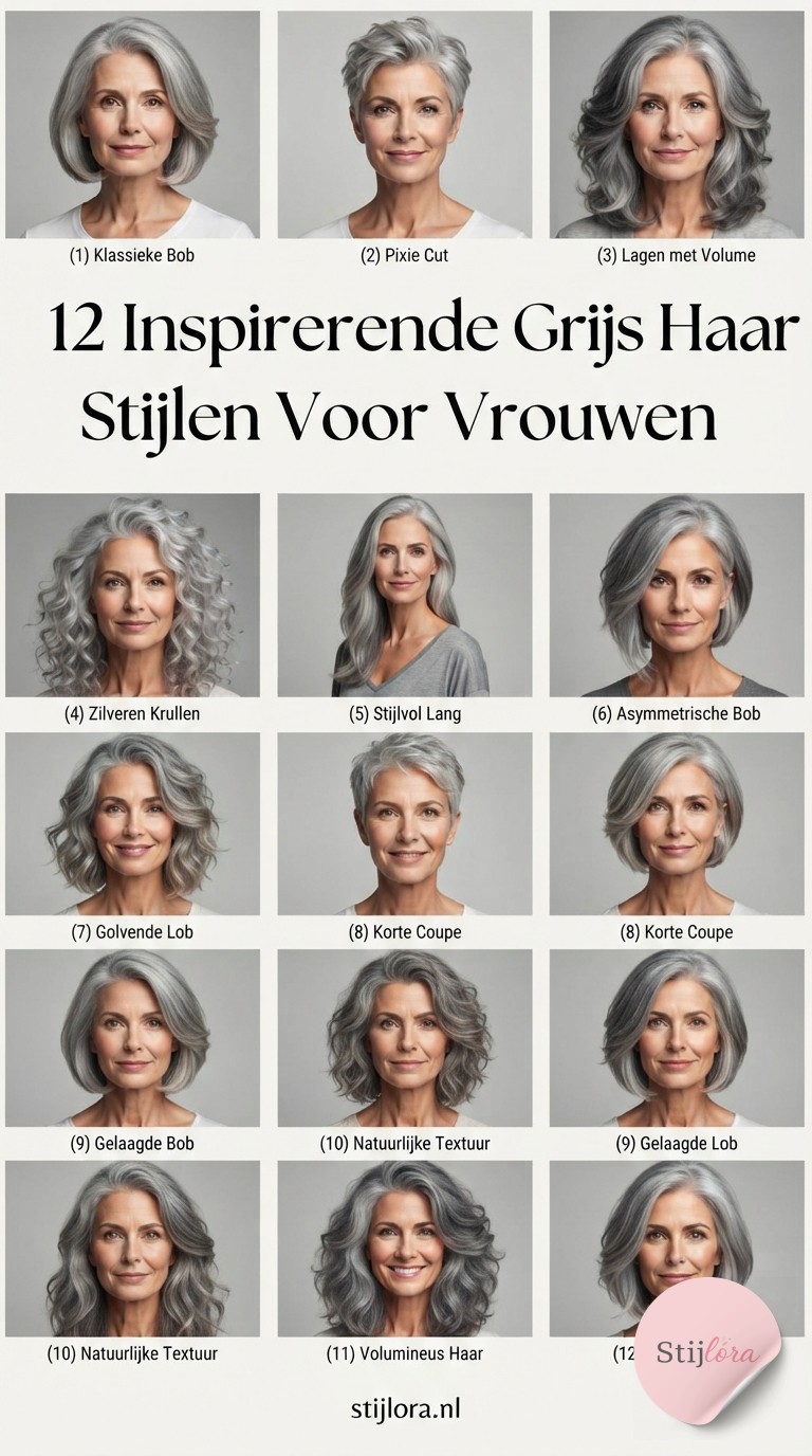 12 Inspirerende Grijs Haar Stijlen Voor Vrouwen