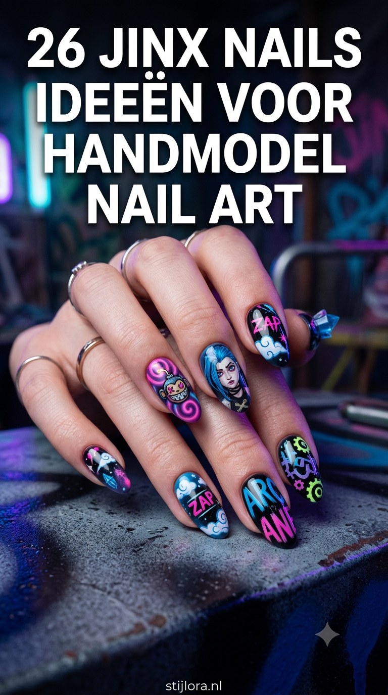 26 Jinx Nails Ideeën Voor Handmodel Nail Art