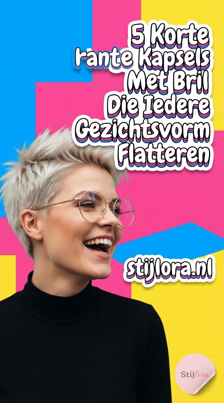 5 Korte Kapsels Met Bril Die Iedere Gezichtsvorm Flatteren