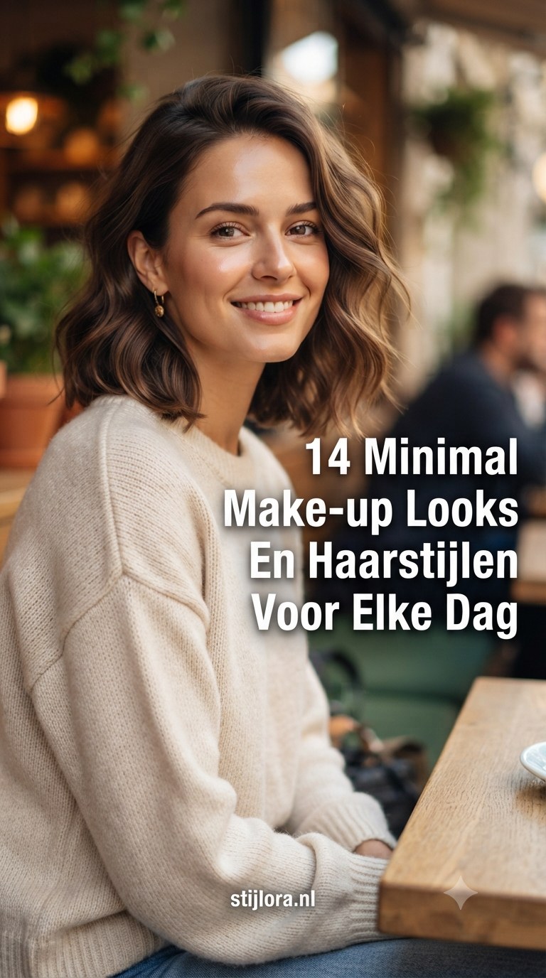 14 Minimal Make-up Looks En Haarstijlen Voor Elke Dag