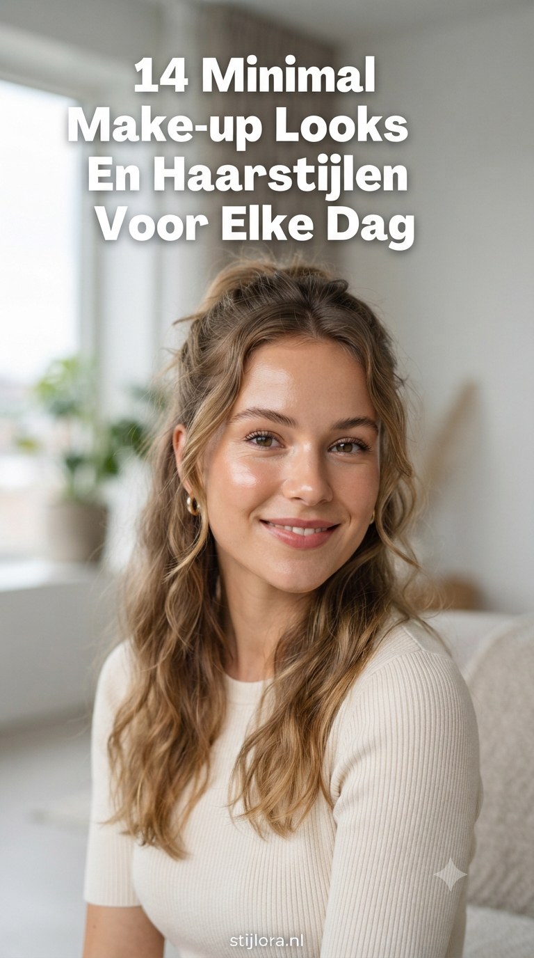 14 Minimal Make-up Looks En Haarstijlen Voor Elke Dag