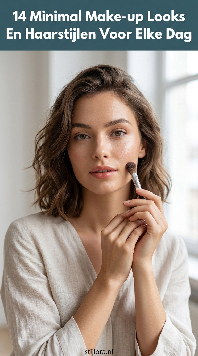 14 Minimal Make-up Looks En Haarstijlen Voor Elke Dag
