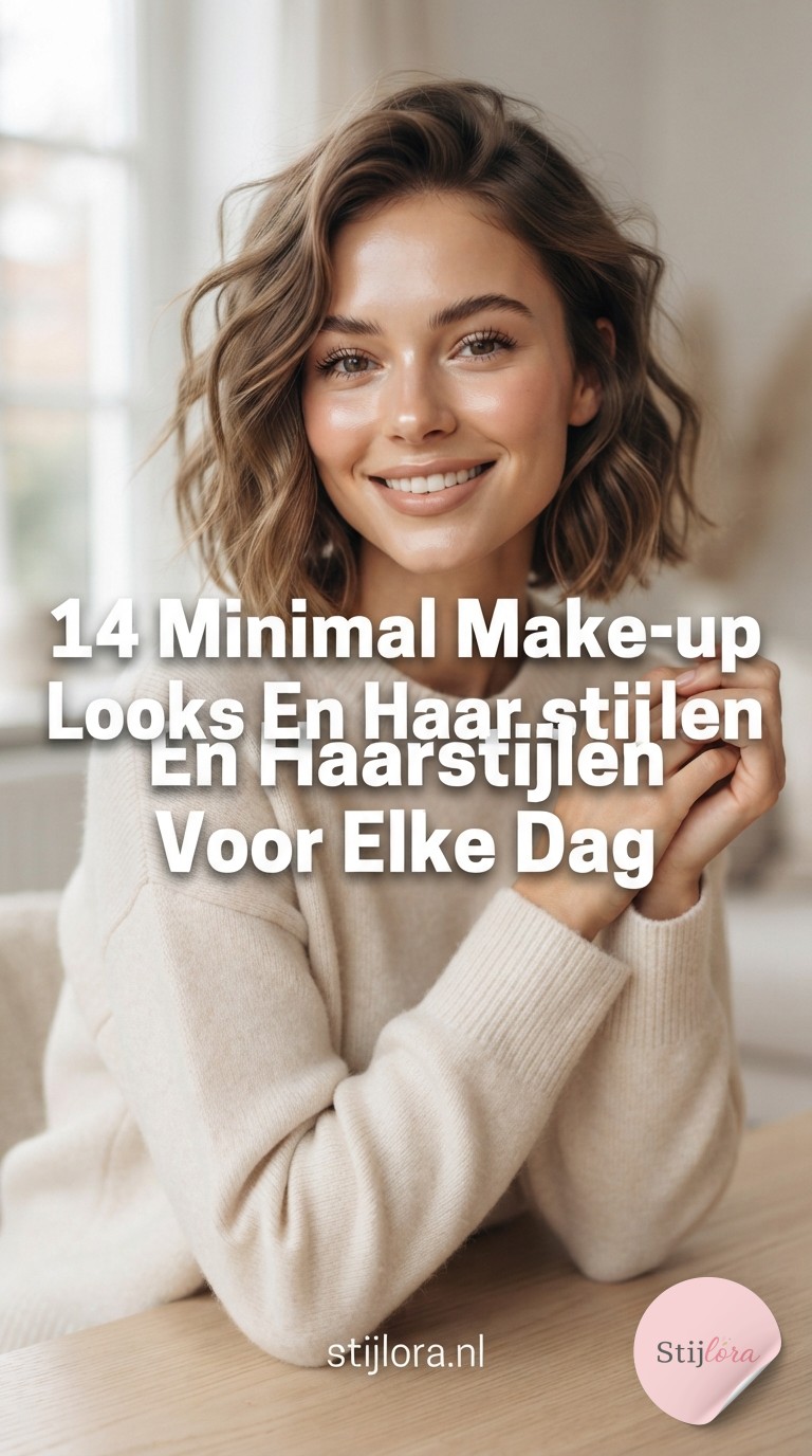 14 Minimal Make-up Looks En Haarstijlen Voor Elke Dag