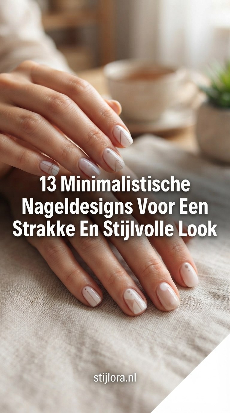 13 Minimalistische Nageldesigns Voor Een Strakke En Stijlvolle Look