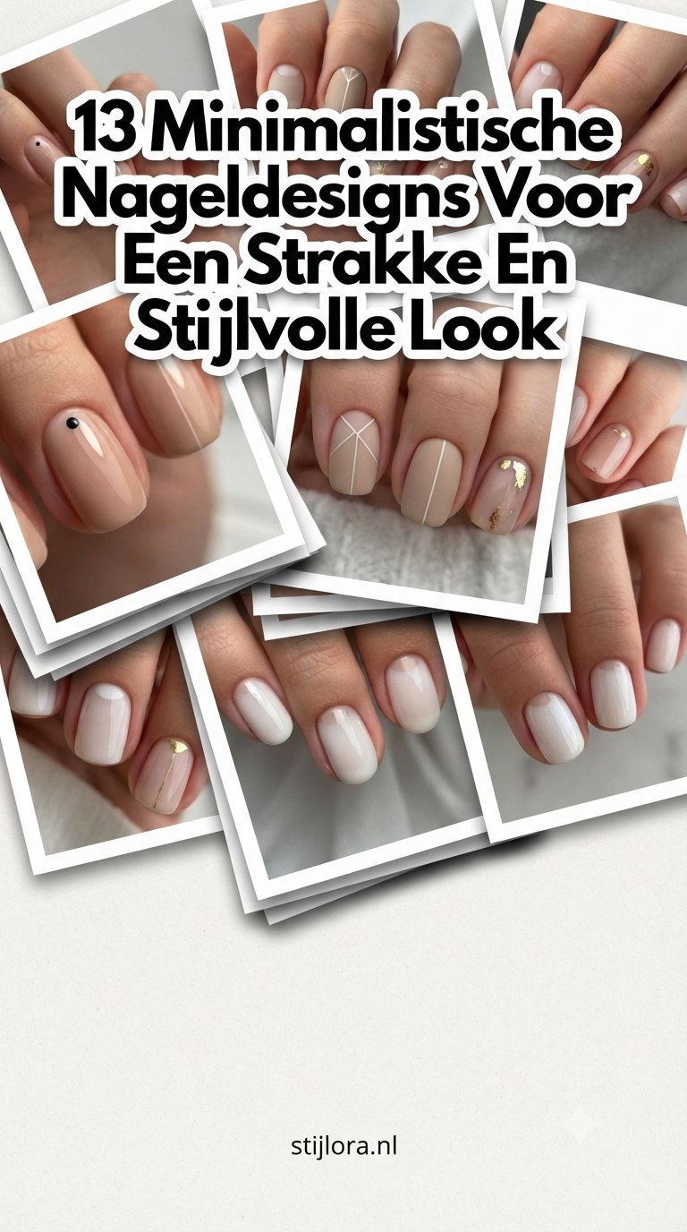 13 Minimalistische Nageldesigns Voor Een Strakke En Stijlvolle Look