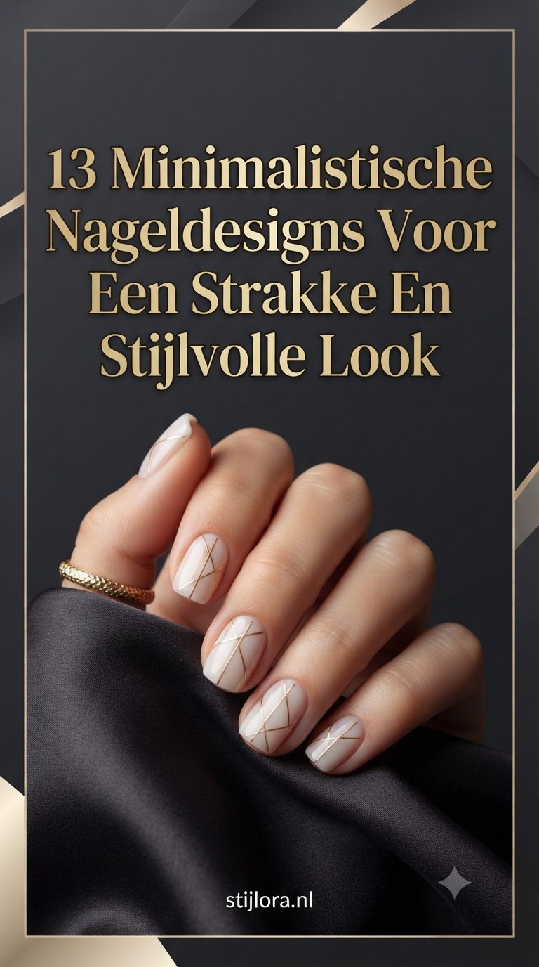 13 Minimalistische Nageldesigns Voor Een Strakke En Stijlvolle Look
