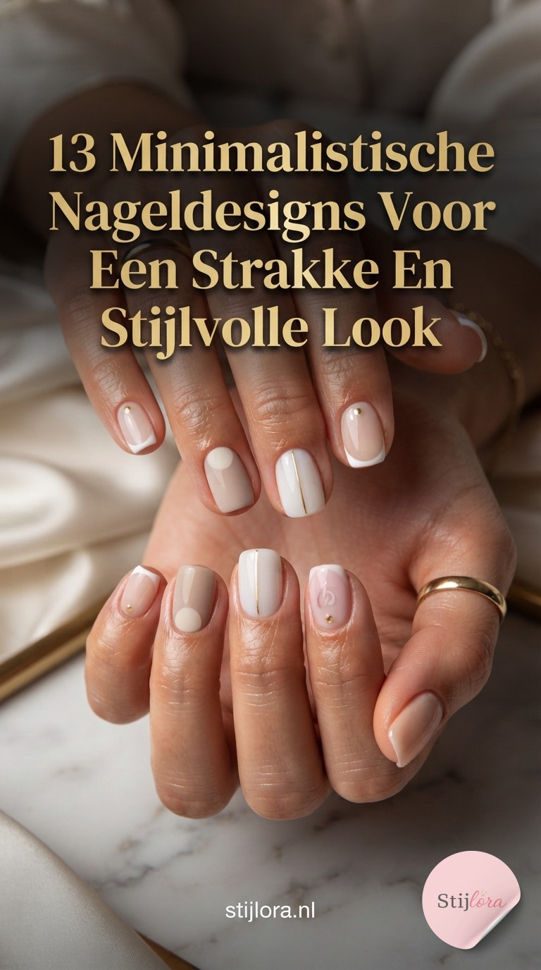 13 Minimalistische Nageldesigns Voor Een Strakke En Stijlvolle Look