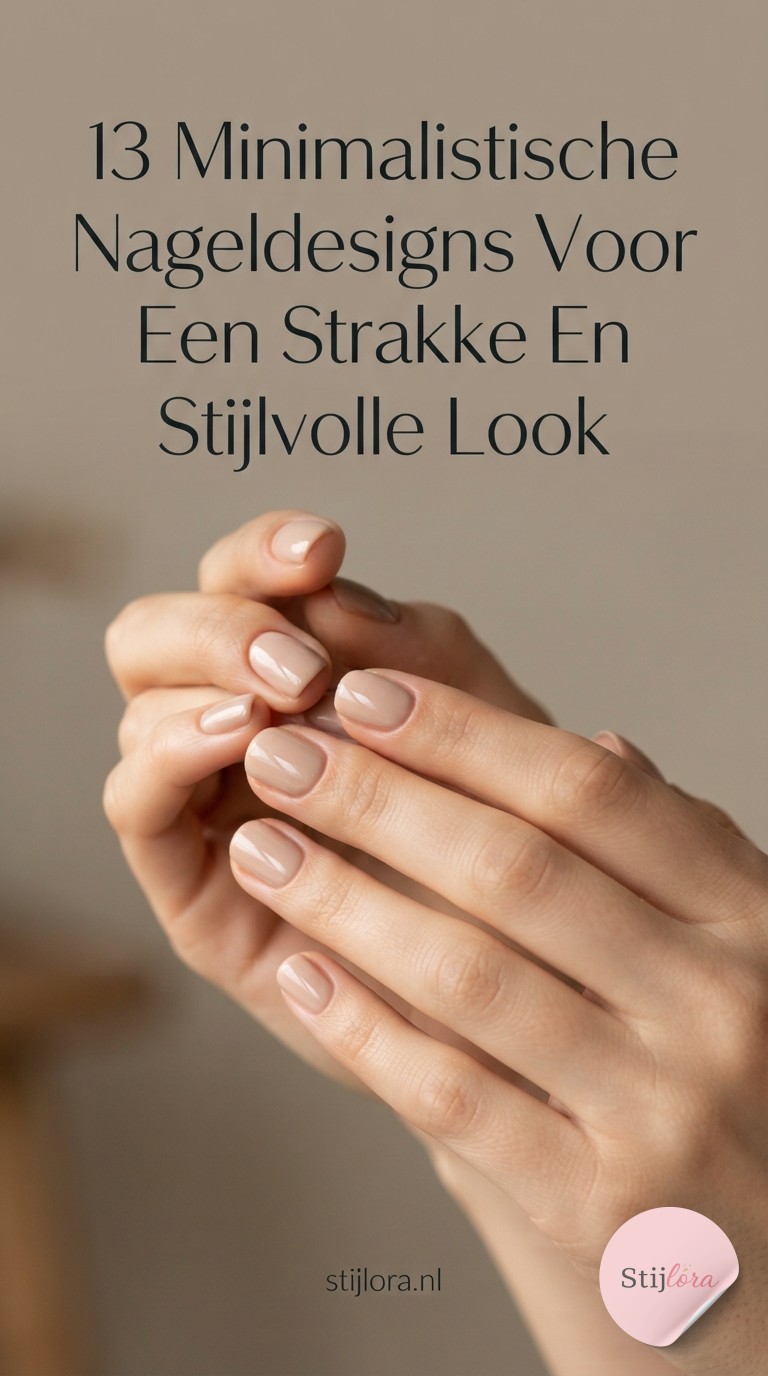 13 Minimalistische Nageldesigns Voor Een Strakke En Stijlvolle Look