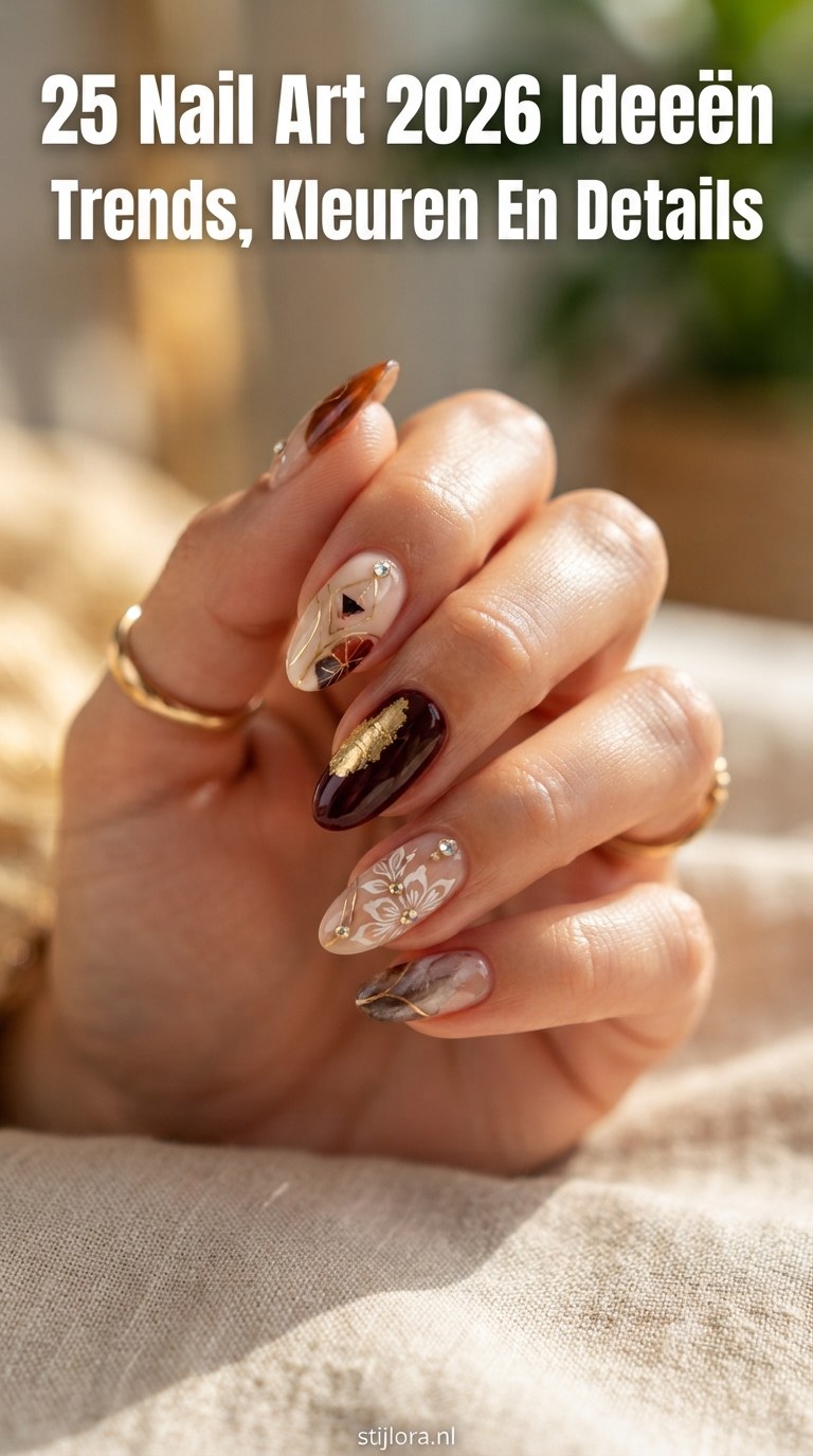 25 Nail Art 2026 Ideeën - Trends, Kleuren En Details
