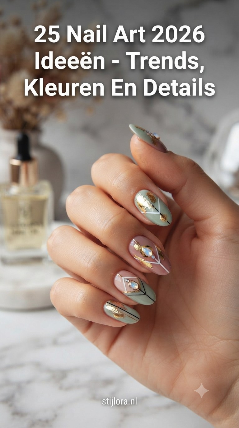25 Nail Art 2026 Ideeën - Trends, Kleuren En Details