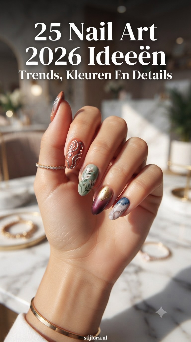 25 Nail Art 2026 Ideeën - Trends, Kleuren En Details