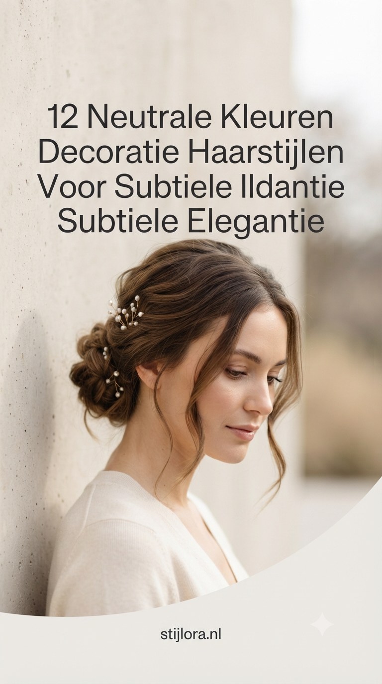 12 Neutrale Kleuren Decoratie Haarstijlen Voor Subtiele Elegantie