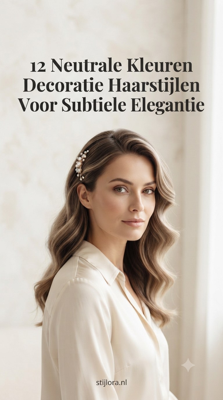 12 Neutrale Kleuren Decoratie Haarstijlen Voor Subtiele Elegantie