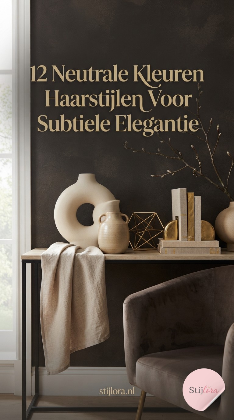 12 Neutrale Kleuren Decoratie Haarstijlen Voor Subtiele Elegantie