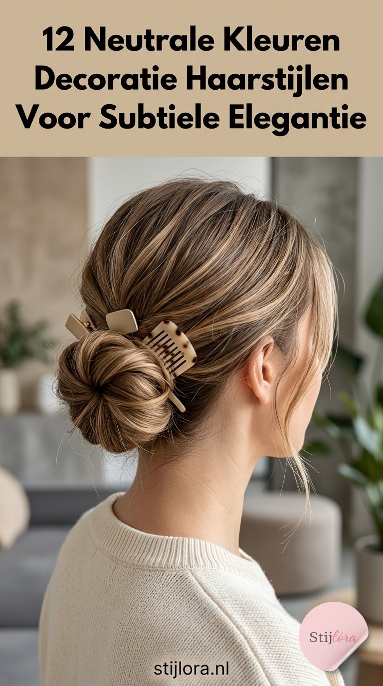 12 Neutrale Kleuren Decoratie Haarstijlen Voor Subtiele Elegantie