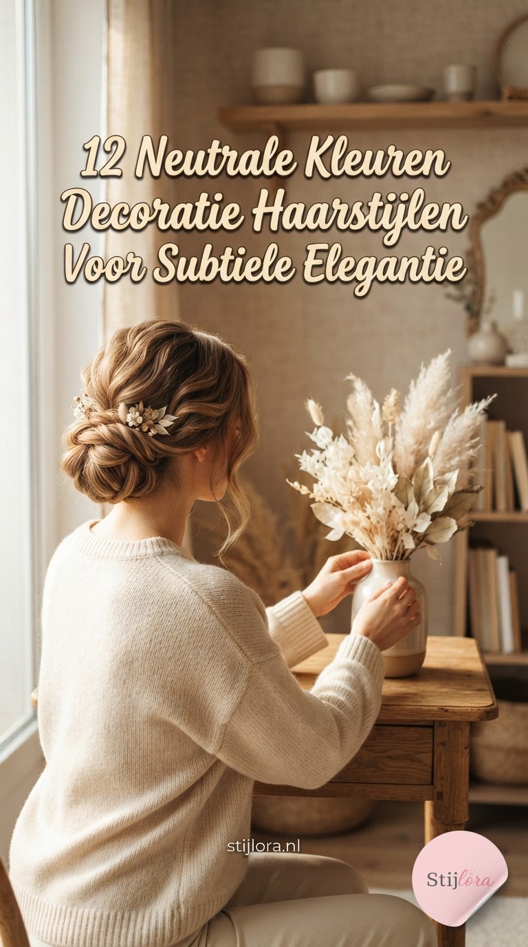 12 Neutrale Kleuren Decoratie Haarstijlen Voor Subtiele Elegantie
