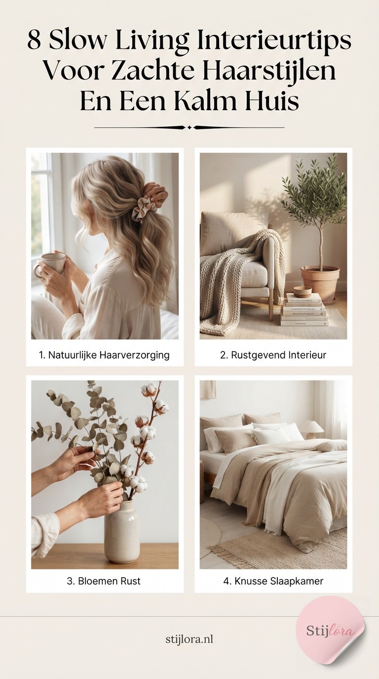 8 Slow Living Interieurtips Voor Zachte Haarstijlen En Een Kalm Huis