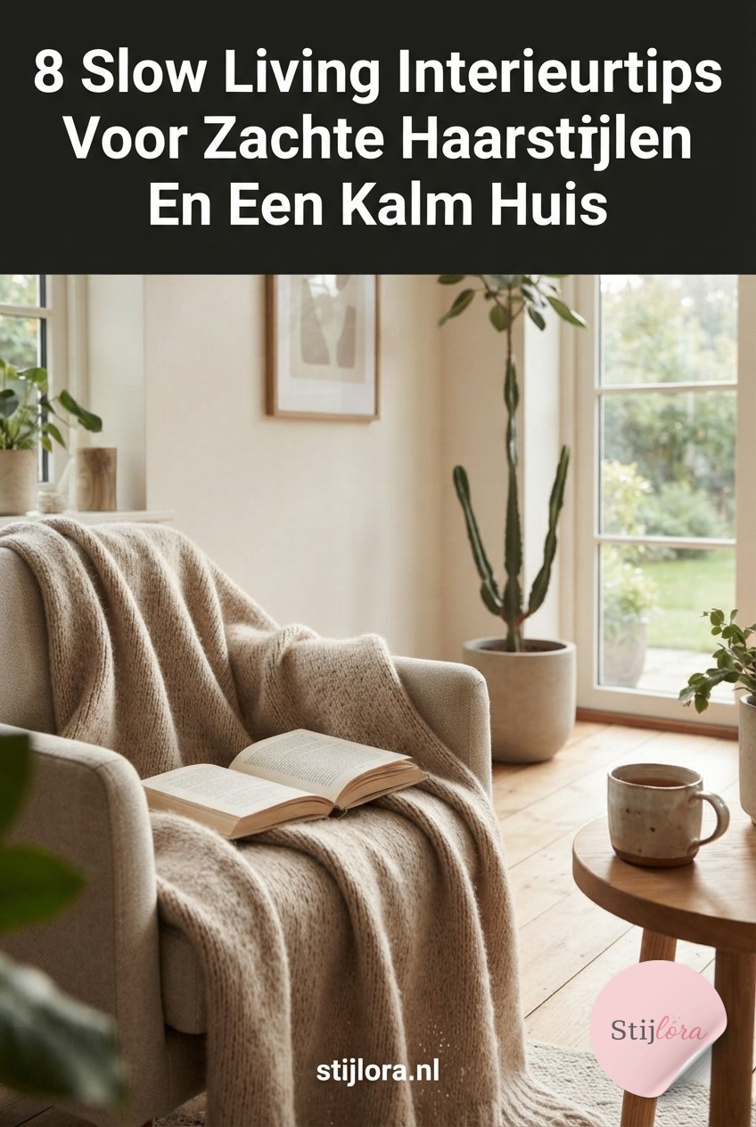 8 Slow Living Interieurtips Voor Zachte Haarstijlen En Een Kalm Huis
